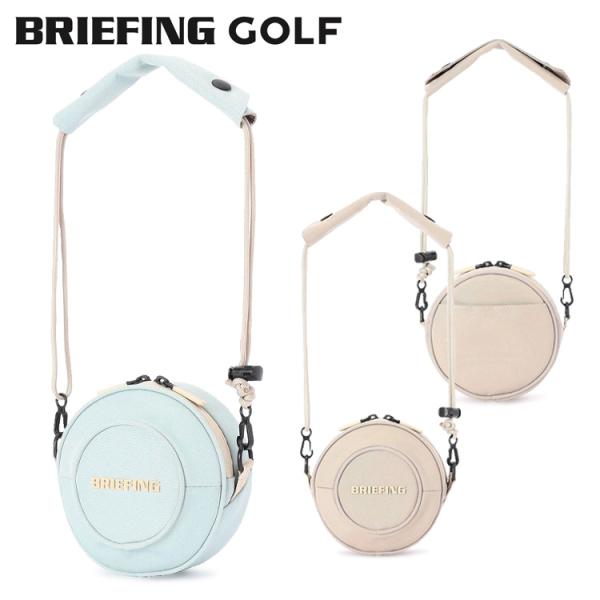 ブリーフィング ゴルフ ポーチ レディース 2WAY ラウンドポーチ 撥水 ショルダーポーチ コンパ...