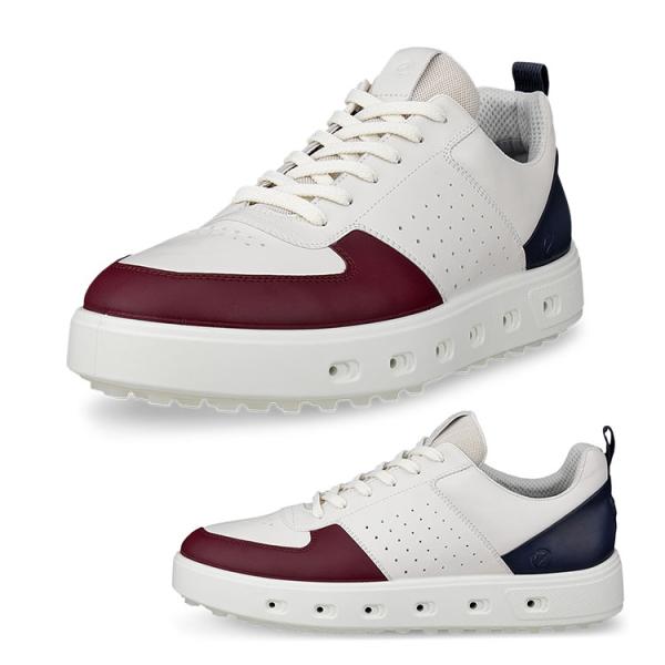 エコーゴルフ シューズ メンズ STREET 720 ゴルフシューズ バイオム レザー 靴 スパイク...