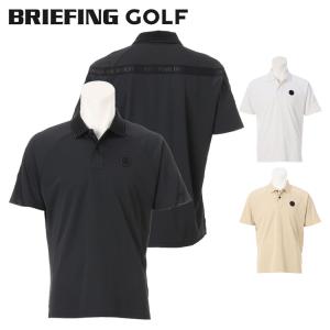 ブリーフィング ゴルフウェア 半袖シャツ 春 夏 MS PANEL STRIPE POLO