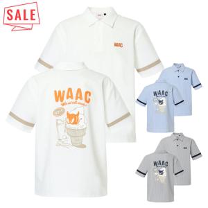 WAAC ワック ESSENTIAL ECO NYLON ポロシャツ メンズ 2026春夏 ゴルフ