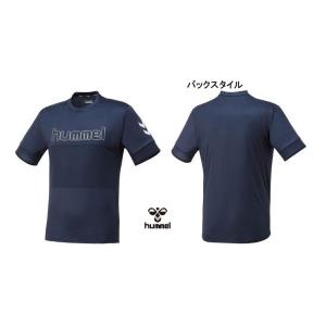ヒュンメル サッカー プラクティスシャツ メンズ  紺 Mサイズ 送料無料｜takeuchisportspro