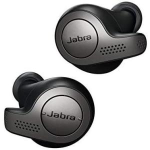 Jabra Elite 65t True Wireless Earbuds ＆ Charging Case エリート ワイヤレスインイヤーヘッドフォン耐汗性 - Titanium Black [並行輸入品]