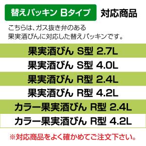 果実酒びん Bタイプ 交換用パッキン 替えパッ...の詳細画像2