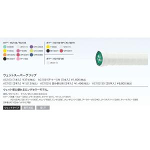 ヨネックス-YONEX AC103　ウェットスーパーグリップ（1本入）｜takeyasports