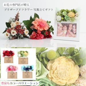 プリザーブドフラワー 写真立て お花 ギフト 贈る 誕生日 お祝い プレゼント 贈答 結婚記念日 退職 快気 お返し 枯れない花 おしゃれ 可愛い 思い出 Kjaw 001 ギフト通販の専門店たきび 通販 Yahoo ショッピング
