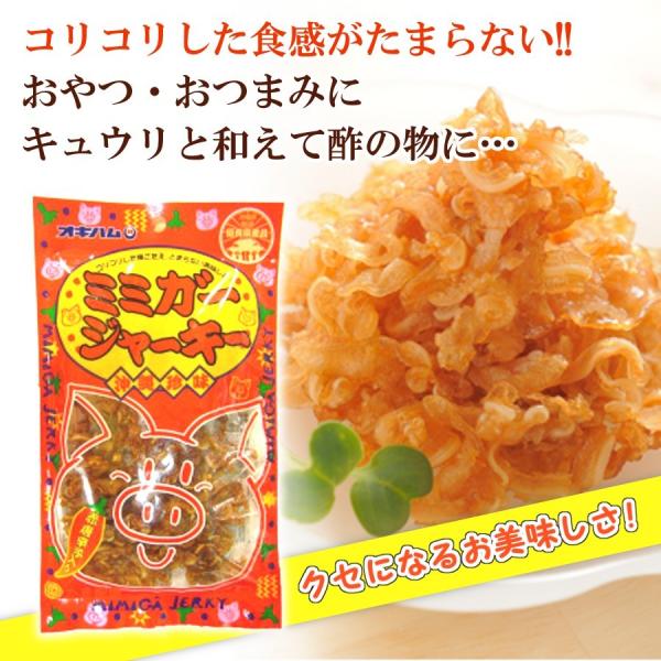 ミミガージャーキー オキハム 大23g 送料込