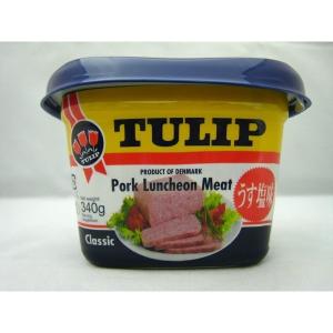 チューリップ ポークランチョンミート うす塩味340g TULIP ×6缶 全国
