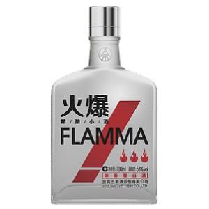 中国酒スピリッツ　火爆 58°（赤）フォーバオ（アカ）　58度　100ml　１ケース(24本入り)　3390-6410-24-｜takihan-1