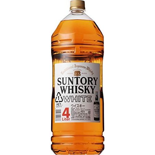 サントリー　ホワイト　4,000ml　40度　ペットボトル　1ケース(4本入り)