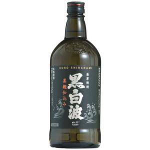 本格芋焼酎 さつま白波 黒麹仕込み 25度 720ml １ケース（12本入り）｜takihan-1