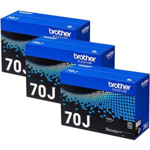 【3本セット】＜メーカー純正＞ブラザー（brother） TN-70J トナー 純正品 モノクロ TN70J 標準 MFC-L6820DW/L5710DW、HL-L6310DW/L5210DW/L5210DN用｜takikawa-shop