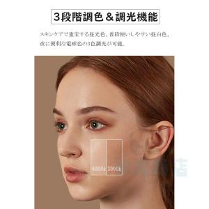 女優ミラー 卓上ミラー ライト付き 大きい 丸...の詳細画像3
