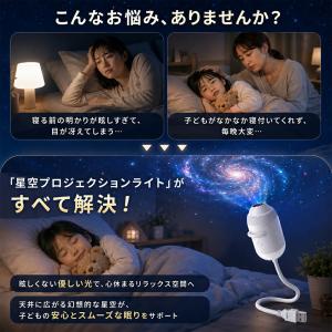 星空プロジェクションライト 星空ライト ナイト...の詳細画像1