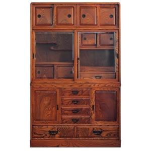 茶箪笥 茶棚 和茶棚 銀河 FK-307 幅85.5cm 欅 ケヤキ : 戸田家具