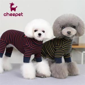 ストライプ柄！小/中型犬服 犬洋服 ペット服 ペット用品 ペットカバーオール 犬つなぎ オシャレな犬用ロンパース ペットウェア 犬用品 犬ジャンプスーツ