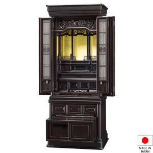 仏壇深みのあるワインカラー メルモ ワイン色 モダン仏壇床置型モダン