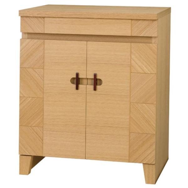 モダン仏壇台 アリーナ タモ 開き戸タイプ (仏壇専用台 仏壇 台 チェスト 納骨 仏壇置台) 日本...