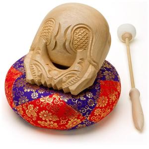 仏壇屋 滝田商店 木魚 本楠(一式) 4.5寸 : 仏壇・仏具販売-仏壇屋 滝田
