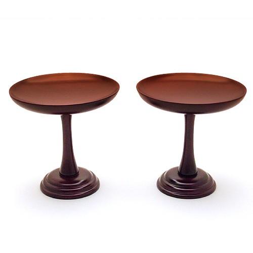 高月 紫檀製(一対) 3寸