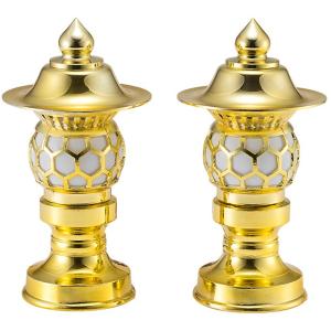 仏教・密教法器　洒水器　塗香器　新品未使用品 Amazon｜密教法具 洒水器、塗香器 二器セット (一面器) 真鍮製