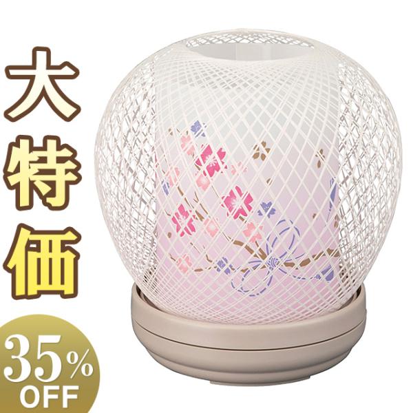 盆提灯 盆ちょうちん お盆提灯 回転行灯 こまゆ 桜 Y7855(一個)