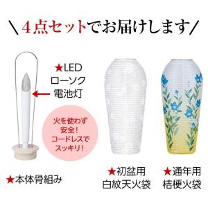 ミニ盆提灯 盆ちょうちん お盆提灯 小珠(こだ...の詳細画像1