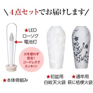 ミニ盆提灯 盆ちょうちん お盆提灯 小珠(こだ...の詳細画像1