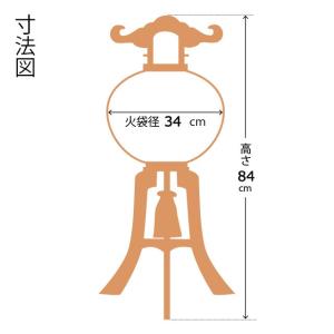 家紋入り盆提灯 盆ちょうちん お盆提灯 大内行...の詳細画像3