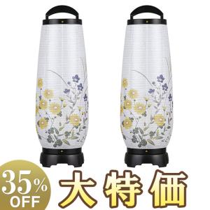 盆提灯 盆ちょうちん お盆提灯 回転行灯 あけぼの2号 2732-2 一対セット(2個)
