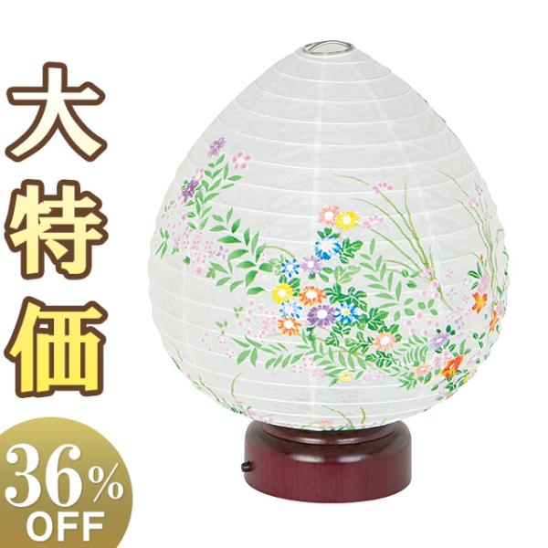 盆提灯 盆ちょうちん お盆提灯 結花(ゆいか)1号 LED コードレス 3920(一個)