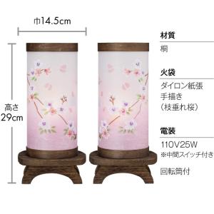 対柄 ミニ 盆提灯 盆ちょうちん お盆提灯 回...の詳細画像5