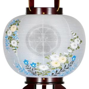 家紋入り盆提灯 盆ちょうちん お盆提灯 対柄回...の詳細画像1