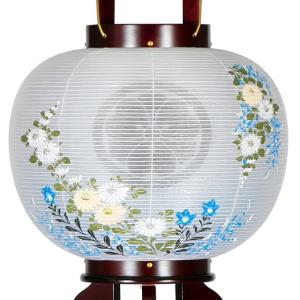 家紋入り盆提灯 盆ちょうちん お盆提灯 対柄回...の詳細画像2