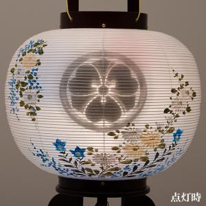 家紋入り盆提灯 盆ちょうちん お盆提灯 対柄回...の詳細画像3
