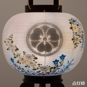 家紋入り盆提灯 盆ちょうちん お盆提灯 対柄回...の詳細画像4