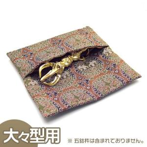 仏壇屋 滝田商店 獅子掛中口 火立(ローソク立て・燭台) 磨き 6寸付