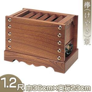 仏壇屋 滝田商店 箱型 賽銭箱 栓製 1.5尺 巾45cm×奥行27cm（お賽銭箱