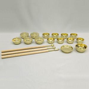仏壇屋 滝田商店 五瓶華(五瓶花) 紙製(五本一組) 小型（京都製密教法具