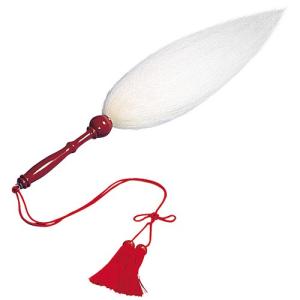 仏壇屋 滝田商店 払子（ほっす） 特上品（堆朱柄） 正絹朱色房付き