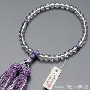 仏壇屋 滝田商店 数珠 女性用 ラブラドライト 7mm玉 念珠袋付き : 仏壇