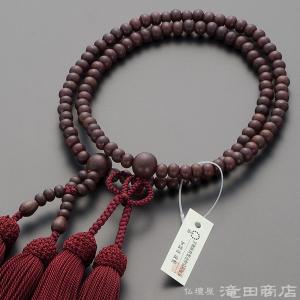 仏壇屋 滝田商店 数珠 浄土真宗 女性用 古渡珊瑚 8寸 宗派別念珠 数珠 