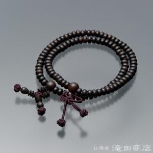 仏壇屋 滝田商店 腕輪念珠 数珠 ブレスレット 極上 伽羅（きゃら） 8mm