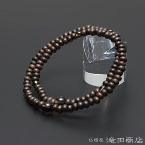 仏壇屋 滝田商店 腕輪念珠 数珠 ブレスレット 極上 伽羅（きゃら） 8mm