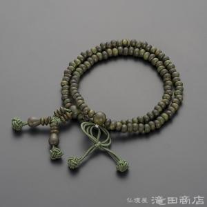 仏壇屋 滝田商店 腕輪念珠 数珠 ブレスレット 極上 伽羅（きゃら） 8mm