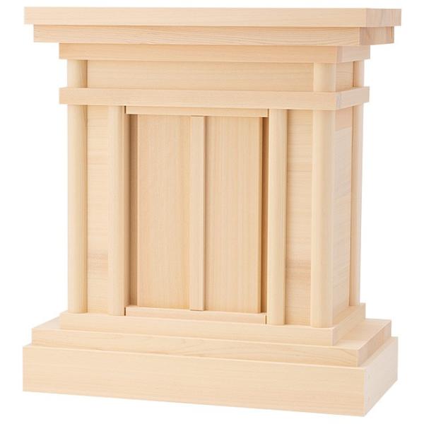 小型 祖霊舎 神徒壇 木曽桧(木印) 大 (ミニ 御霊舎 祭壇宮) 国産（日本製）