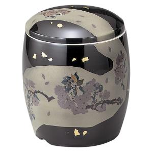 骨壷 骨壺 九谷焼 夜桜 6寸 九谷焼の骨壷 穴あき 陶器 骨つぼ 分骨