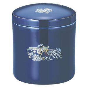 骨('97仏/ポルトガル) 仏壇屋 滝田商店 骨壷（骨壺） 瑠璃牡丹鳳凰 7寸（骨つぼ 分骨 納骨