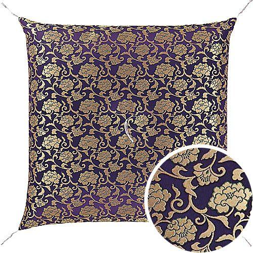 御前座布団 唐草金通 紫（仏壇用座布団 仏前座布団）（法事座布団 法要座布団）（仏壇 仏事 お盆 お...