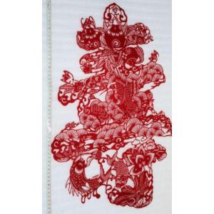 切り絵・12支（蛇）・中国民間芸術切り紙細工 : 多幸屋商店