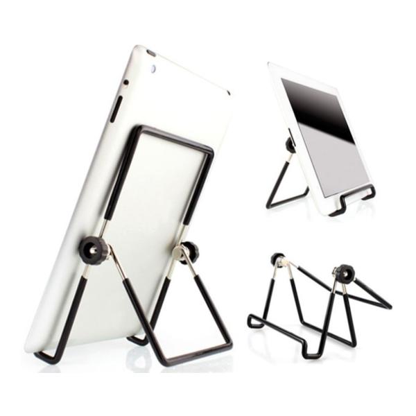 軽くて持ち運びに便利な折りたたみ式スマホスタンド タブレット用のスタンド （大、小2個セット）金属性...